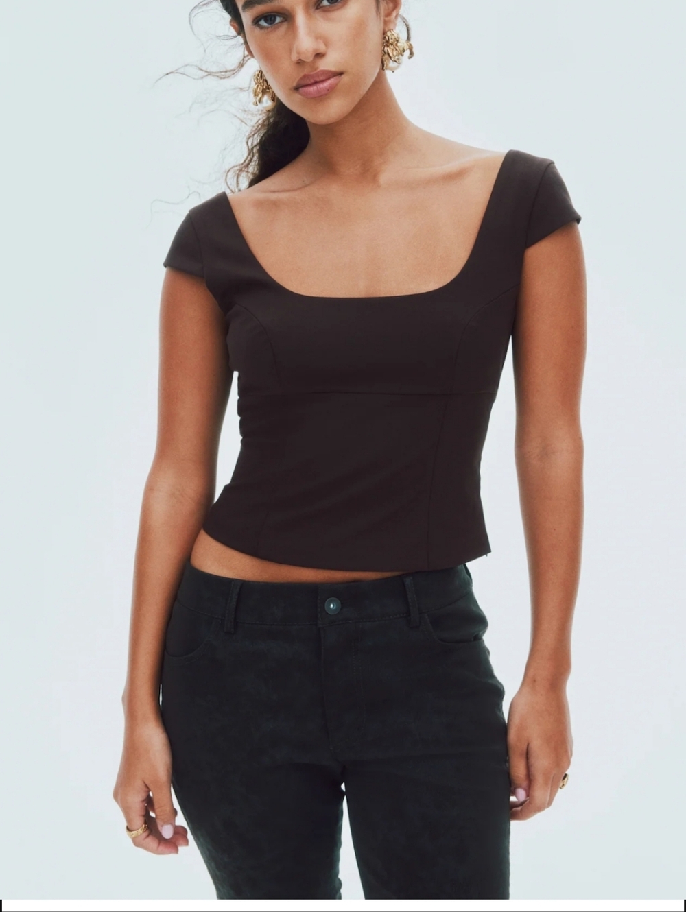 H&M Brown Top